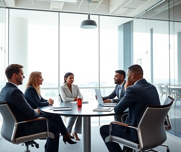 Team meeting at IQCA